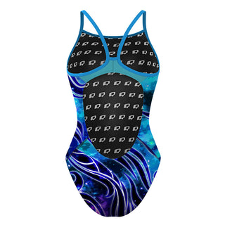 Mystic Waves - Skinny Strap Swimsuit