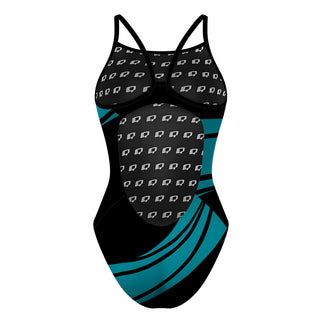 Blue ocean - Skinny Strap Swimsuit