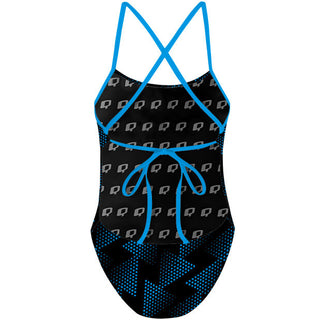 Triangle Party (2 colors) - Tieback One Piece Swimsuit
