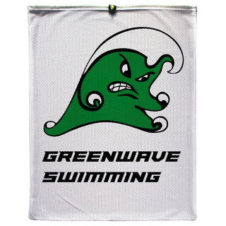 Vintage Greenwave Mesh Bag - Mesh Bag