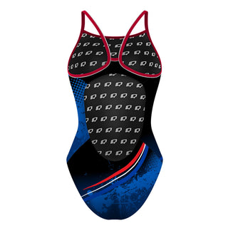 Slave Lake Sharks - Skinny Strap Swimsuit