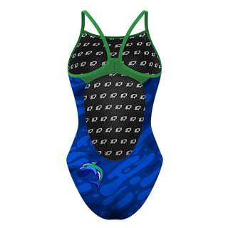 Hudson Valley Dolphins - Skinny Strap Swimsuit
