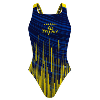 Calgary Tritons - Classic Strap Swimsuit