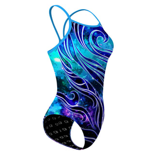 Mystic Waves - Skinny Strap Swimsuit