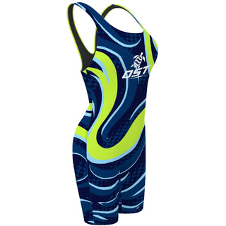 Owosso Sea Turtles - Classic Strap Long Knee Women Jammer