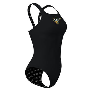 Arrow - Solid Classic Strap Swimsuit