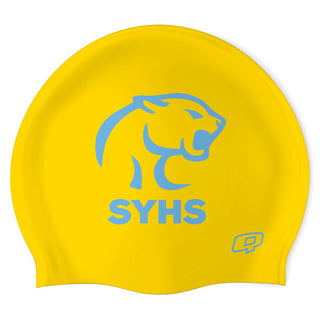San Ysidro (YEL/01) - Wrinkle-Free Silicone Swimming Cap