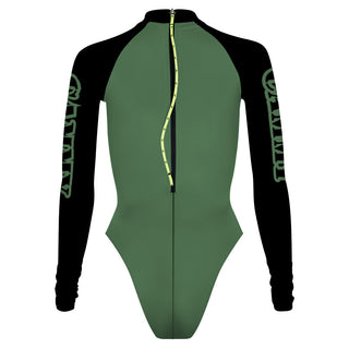 Amazon Green Cammy - Surf Swimming Suit Cheeky Cut