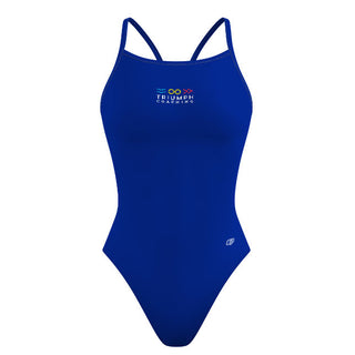 Triumph Coaching - Solid Skinny Strap Swimsuit - PERSONALIZED