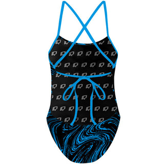 Tide (2 colors) - Tieback One Piece Swimsuit