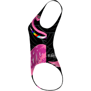 Baltimore Flamingos Rugby - High Hip One Piece Swimsuit