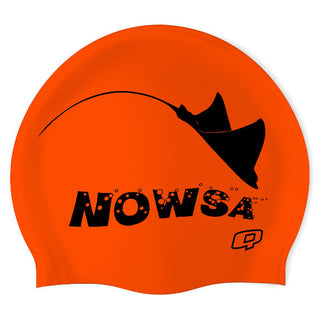 Nowsa (BLK/02) - Classic Silicone Swimming Cap