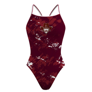 Henderson County Aquatic Colonels - Skinny Strap Swimsuit