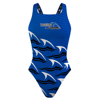 Carrollton Bluefins - Classic Strap Swimsuit
