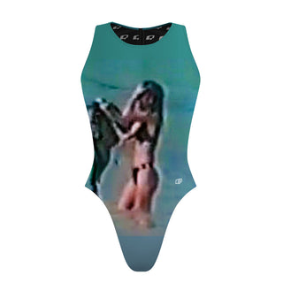 Ozark Fun - Women's Waterpolo Swimsuit Cheeky Cut