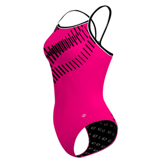 Domino effect - Skinny Strap Swimsuit