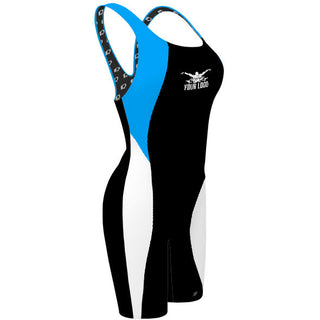 Spliced (3 colors) - Classic Strap Long Knee Women Jammer