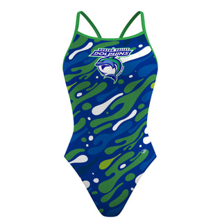 Hudson Valley Dolphins - Skinny Strap Swimsuit