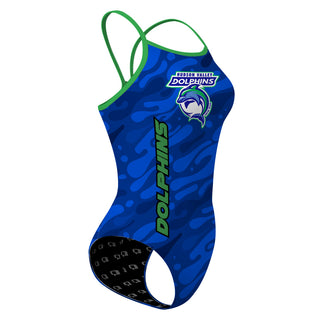 Hudson Valley Dolphins - Skinny Strap Swimsuit