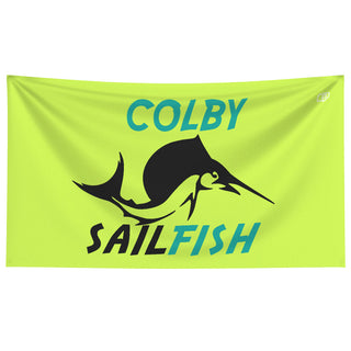Colby Sailfish Black - Microfiber Swim Towel