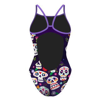 Calaveritas - Skinny Strap Swimsuit