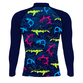 Shark HHI - Men's Surf UPF50+ Long Sleeve Rash Guard