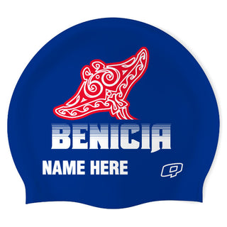 Benicia Stingrays NAME - Classic Silicone Swimming Cap