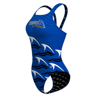 Carrollton Bluefins - Classic Strap Swimsuit