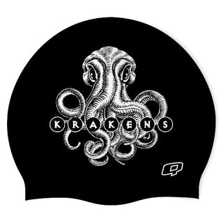 KOAC Krakens (BLK/01) - Classic Silicone Swimming Cap