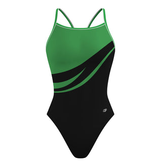 Big leaves - Skinny Strap Swimsuit