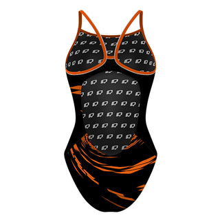 Black Hole - Skinny Strap Swimsuit