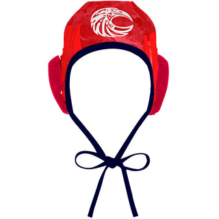 Ravens Waterpolo Red with Navy Numbers- Water Polo Cap