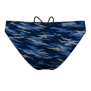 Camo Waves 2 - Waterpolo Brief Swimsuit
