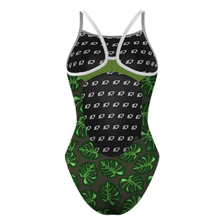 VividGreen - Skinny Strap Swimsuit