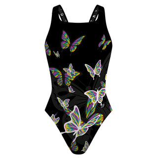 BLACK BUTTERFLY - Classic Strap Swimsuit