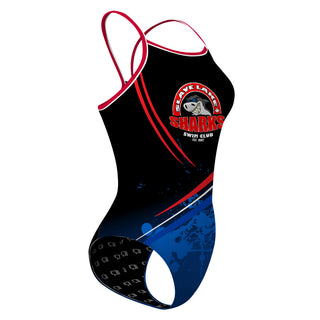 Slave Lake Sharks - Skinny Strap Swimsuit