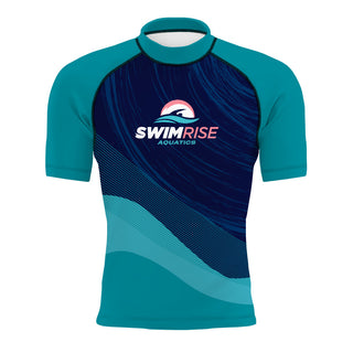 Swim Rise Aquatics - Men's Surf UPF50+ Short Sleeve Rash Guard
