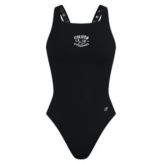 Colusa Cyclones - Solid Classic Strap Swimsuit - PERSONALIZED