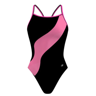 Wavy line - Skinny Strap Swimsuit
