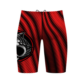 Johnnie Means Aquatic Tigersharks 26 Red - Jammer Swimsuit