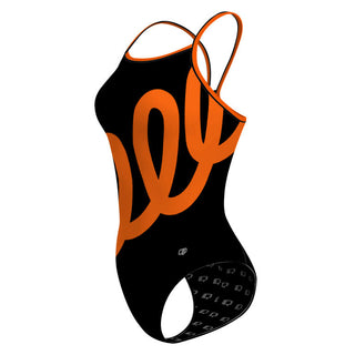 Funny line - Skinny Strap Swimsuit