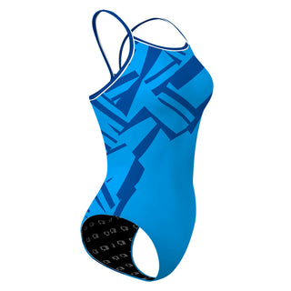 Split lines - Skinny Strap Swimsuit