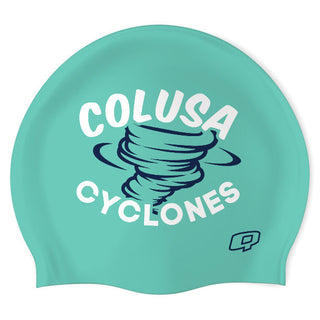 Colusa Cyclones - Classic Silicone Swimming Cap