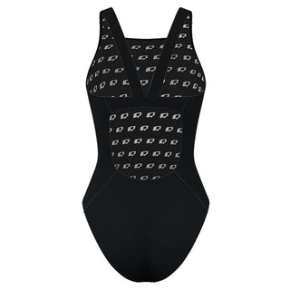 Escondido Charter HS - Solid Classic Strap Swimsuit - PERSONALIZED