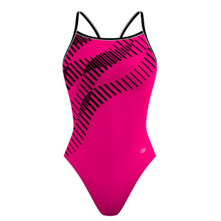 Domino effect - Skinny Strap Swimsuit