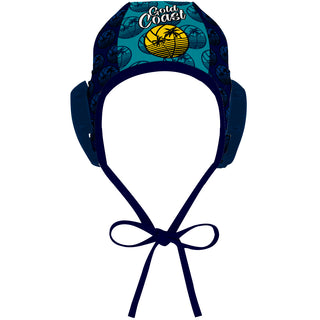 Gold Coast - Ear guard Navy - Field Players Water Polo Cap