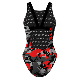 Johnnie Means Aquatics Tigersharks - Classic Strap Swimsuit