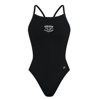 Colusa Cyclones - Solid Skinny Strap Swimsuit - PERSONALIZED