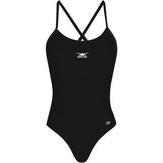 Chest Logo - Solid Tieback One Piece Swimsuit