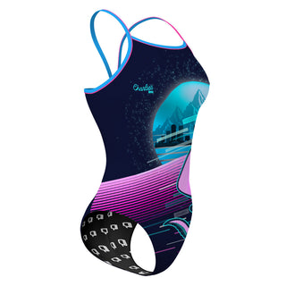Sponsored Miami Vice - Sunback Tank Swimsuit
